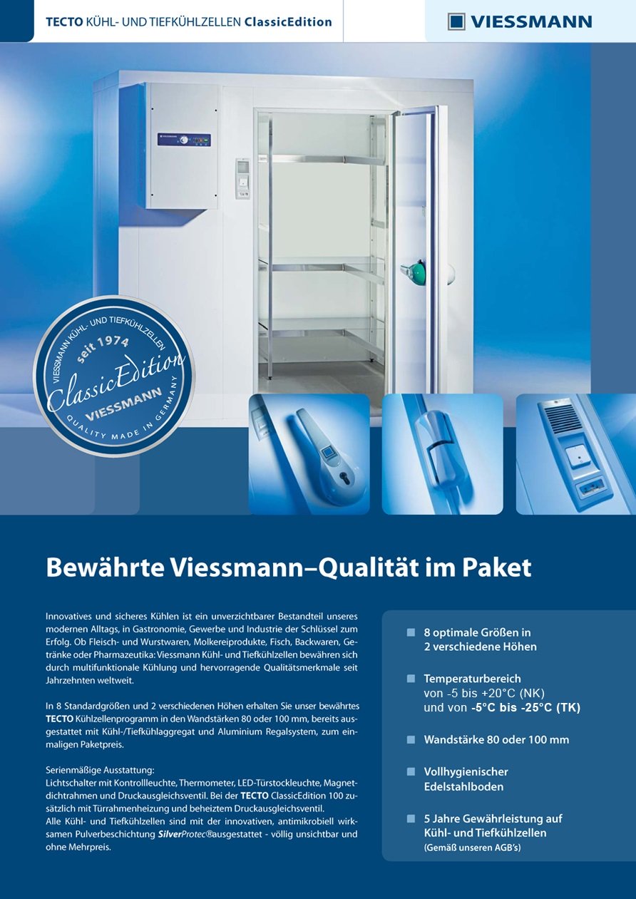 Viessmann Kühlzelle - Viessmann Kühlzellen